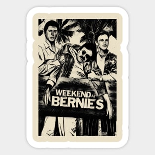 weekend at bernies Sticker